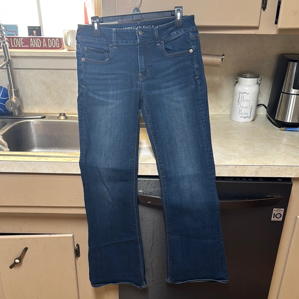 American Eagle Outfitters Blue Boot Cut Jeans